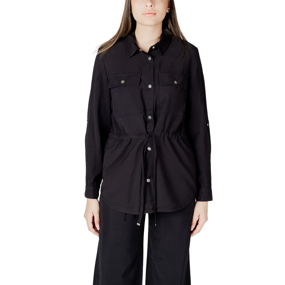 Only Schwarze Viskosebluse